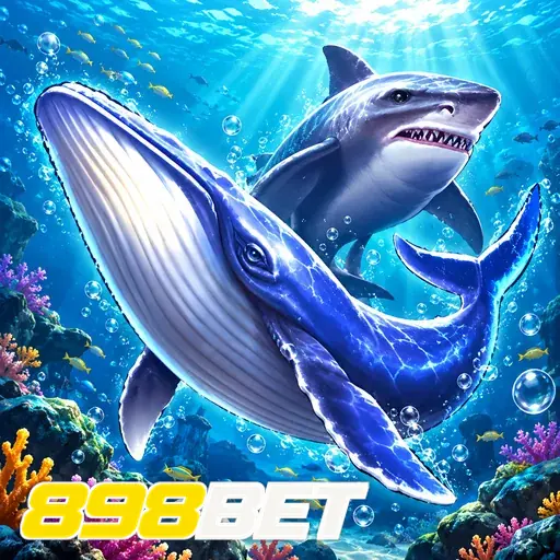 898BET — ilustração de uma baleia no oceano