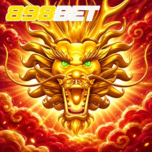 898BET — ilustração de um dragão dourado